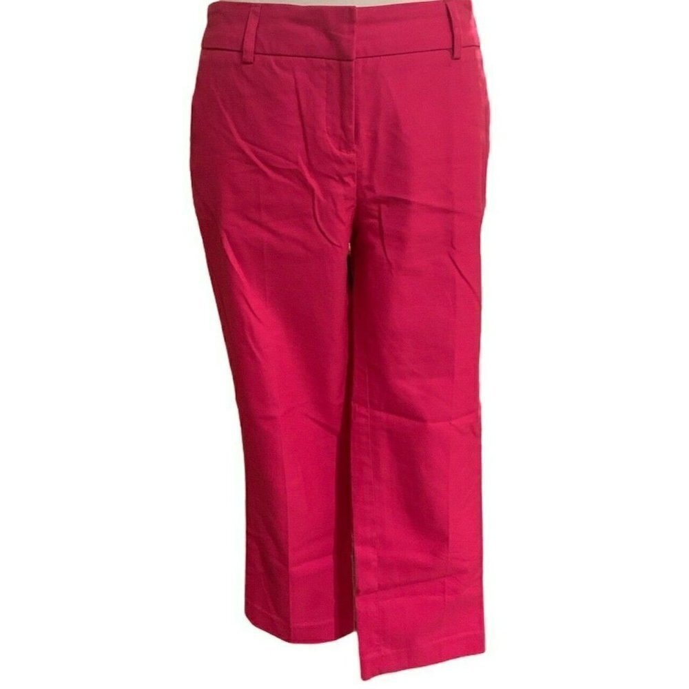 Dalia Womens Capri Pants Size 4 Pink